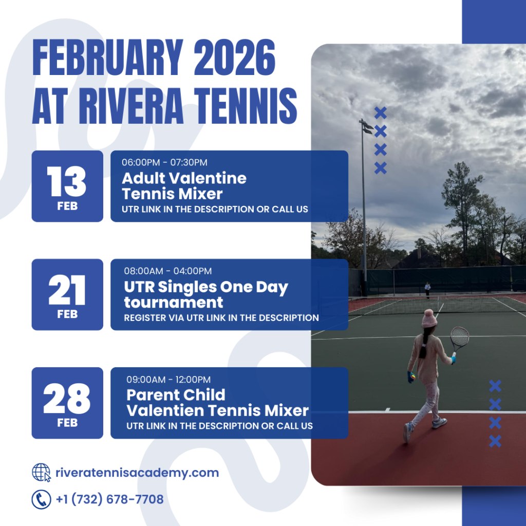 Rivera Tennis Academy Announces Upcoming February Tennis Events in Spring, TX